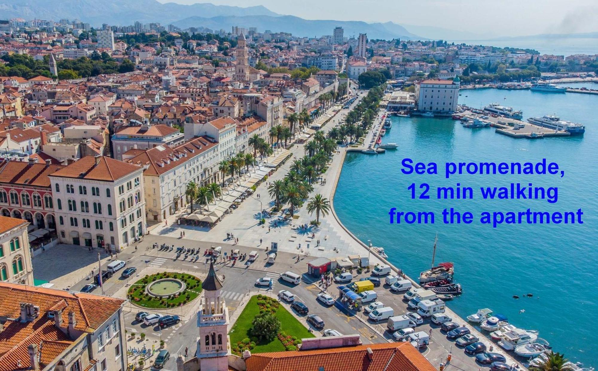 Beachfront Apartment Drazen, With Garden And Parking Σπλιτ Εξωτερικό φωτογραφία