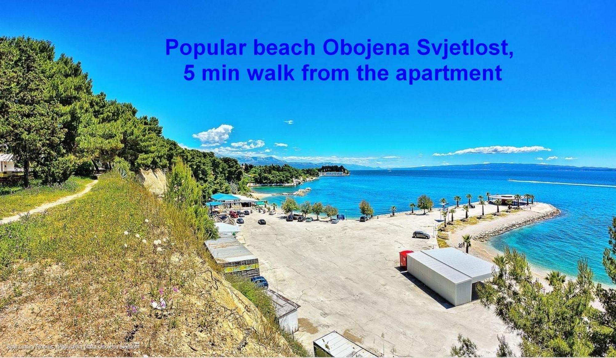 Beachfront Apartment Drazen, With Garden And Parking Σπλιτ Εξωτερικό φωτογραφία